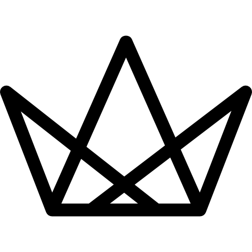 Royal crown of three triangles